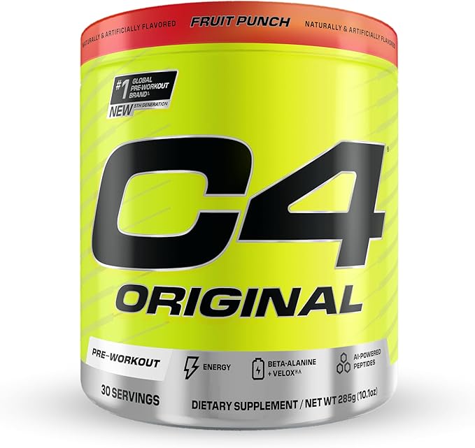 Cellucor C4 Original Pre Workout Powder - Energy & Endurance Booster for Gym, Running & Fitness Training