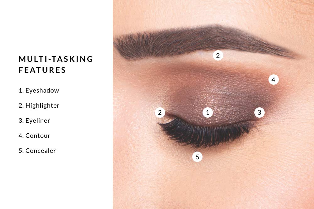 Xtreme Lashes Glideshadow Long Lasting Eyeshadow Stick - Cream to Powder Formula for Eyelash Extensions - No Fallout or Buildup - Waterproof & Smudge Proof - Perfect for Daily Makeup, Parties & Special Occasions