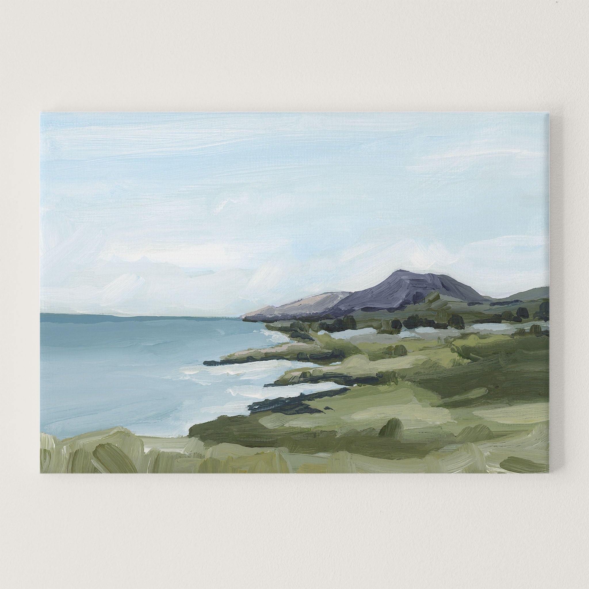 Diamond Head II Art Print - Stunning Hawaiian Landscape Wall Decor for Living Room, Bedroom & Office | Premium Canvas & Framed Options
