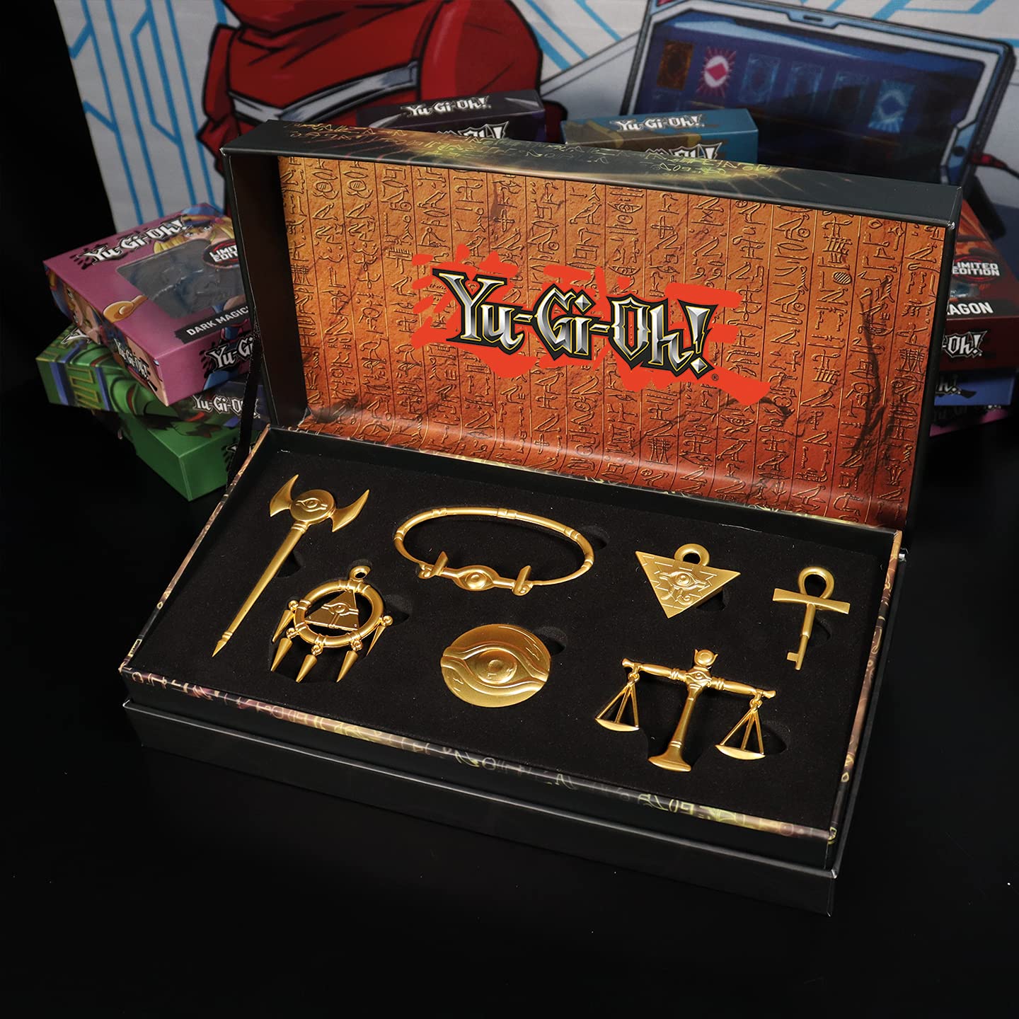 Fanattik YU-GI-Oh! Millennium Items Collector's Premium Gift Box - Perfect for Anime Fans, Cosplay Props & Display Collection