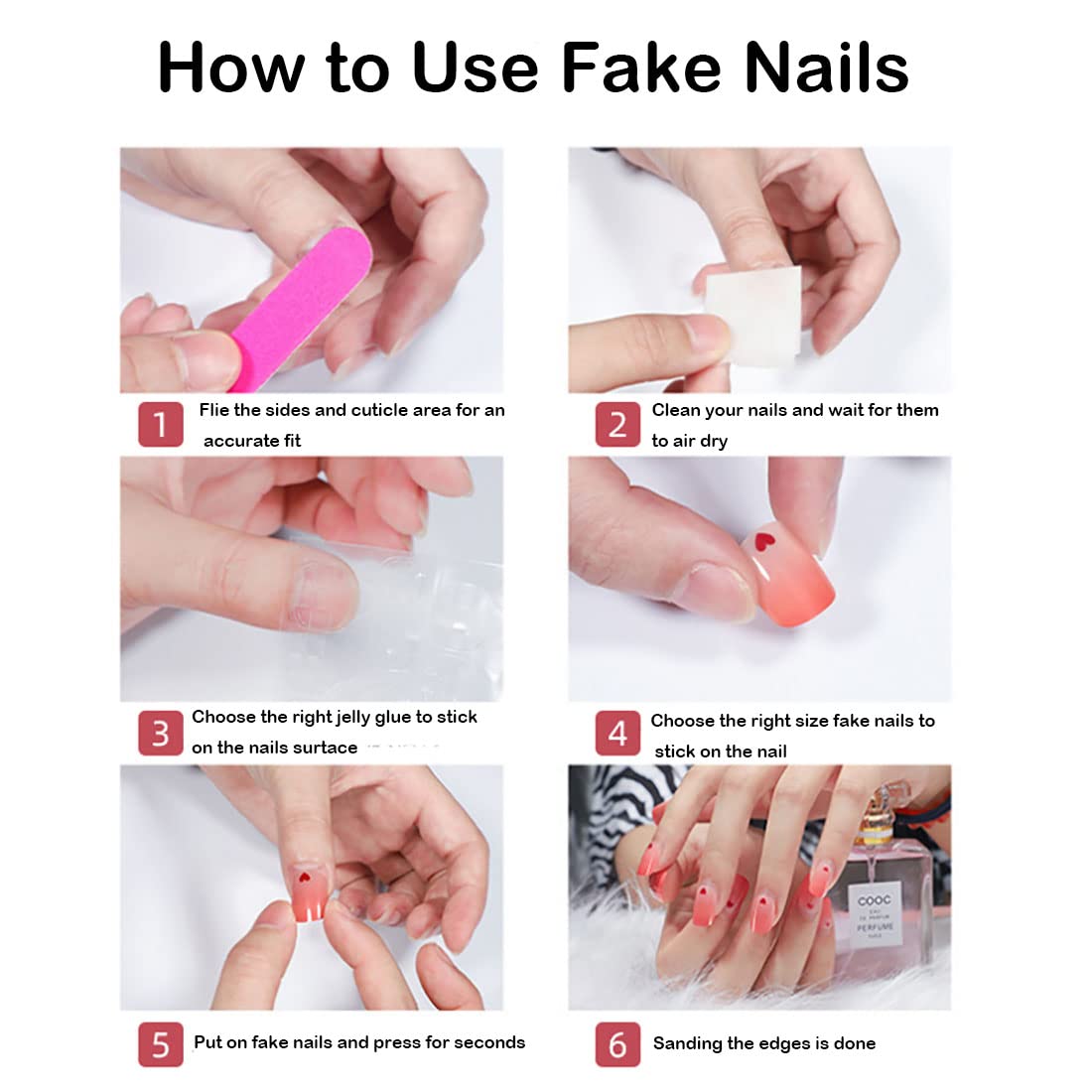 24pcs Coffin French Ballerina Press on Nails - Long Glossy Frosted Acrylic Fake Nails with Full Cover Design for Women & Girls | Perfect for Parties, Weddings, and Special Occasions (Blue)