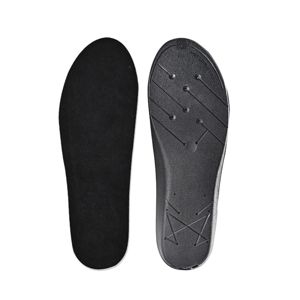 HUADA Rechargeable Electric Heated Insoles - Remote Controlled, 3 Heat Settings, Odorless Warmth for Up to 8 Hours (Size 39-40) - Perfect for Winter Hiking, Skiing, and Outdoor Activities