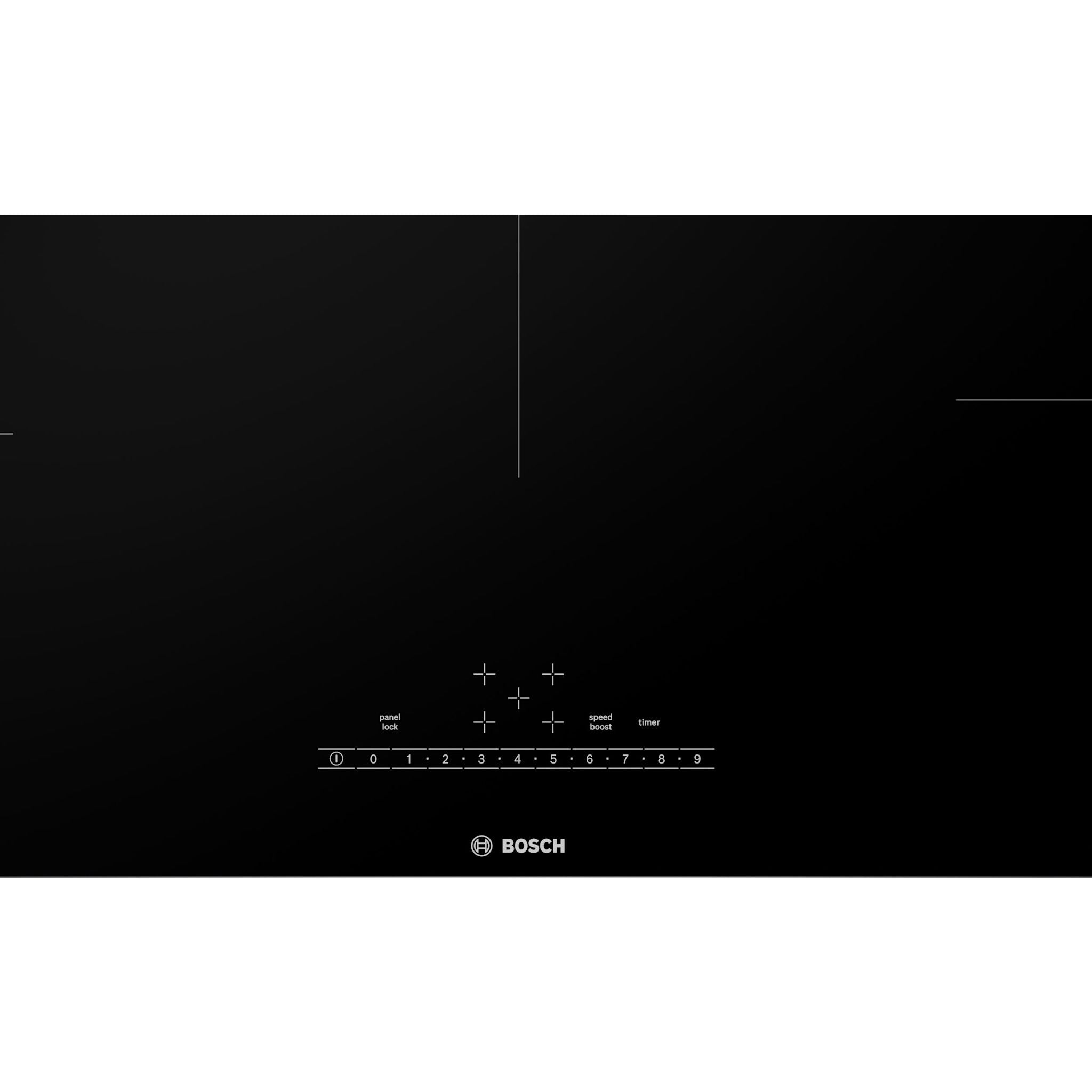 Bosch 36-Inch Induction Cooktop NIT5660UC - Black Stainless Steel | Fast Heating, Energy Efficient | Perfect for Modern Kitchens & Professional Cooking