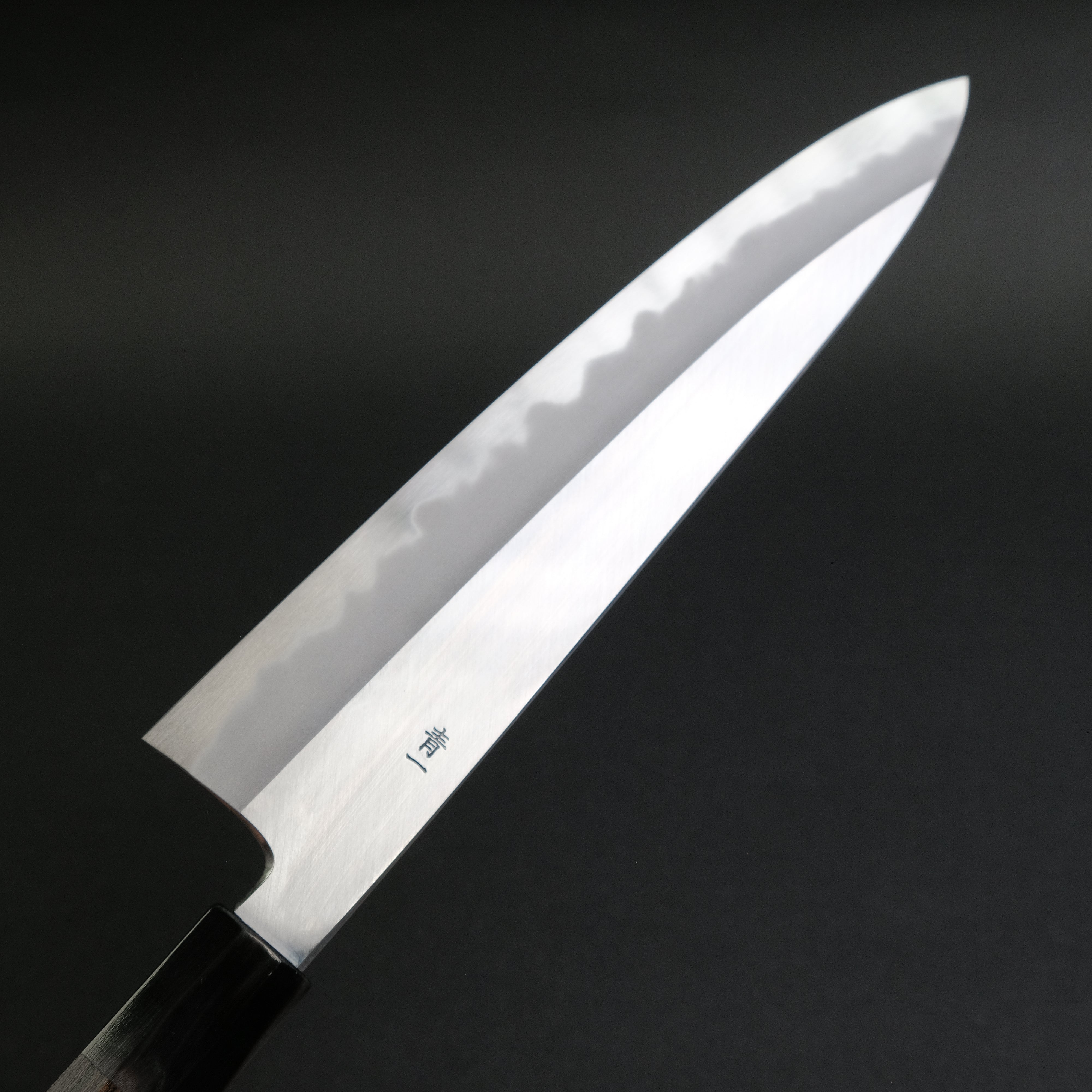 Premium Hitohira Tanaka Kyuzo Blue #1 Steel 240mm Gyuto Chef Knife with Ziricote Wood Handle - Perfect for Professional Chefs & Home Cooking, Sushi, Meat Slicing & Vegetable Chopping