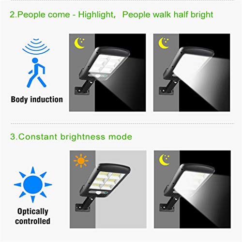 Adjustable Solar Wall Lamp - Outdoor LED Solar Light with Waterproof & Human Body Sensor, Multi-Mode for Garden, Garage, Street Lighting | Perfect for Pathway, Patio, Backyard & Security Lighting