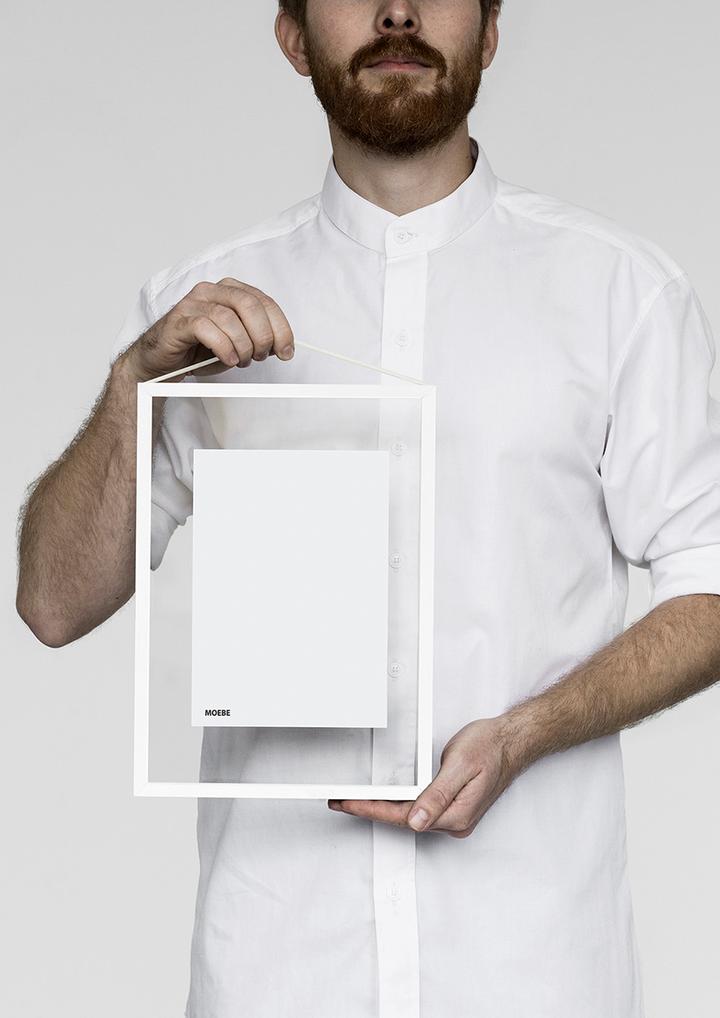MOEBE White Powder Coated Picture Frame - 4 Sizes (8x10, 11x14, 16x20, 24x36) for Wall Art, Photo Display & Home Decor