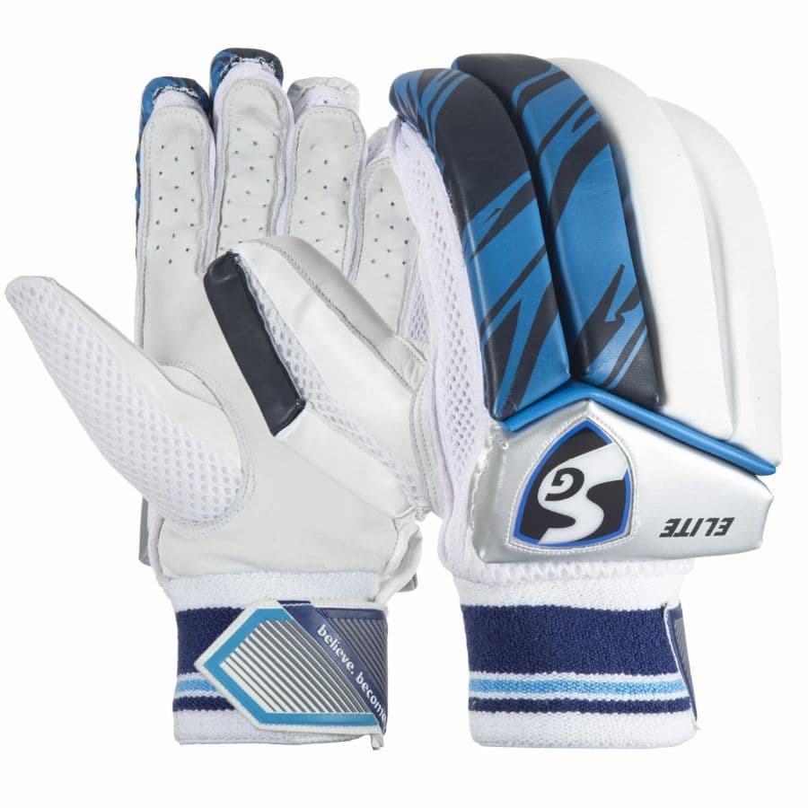 SG Elite Junior & Youth Cricket Batting Gloves - Lightweight Protective Gear for Young Players - Perfect for Practice, Training & Matches