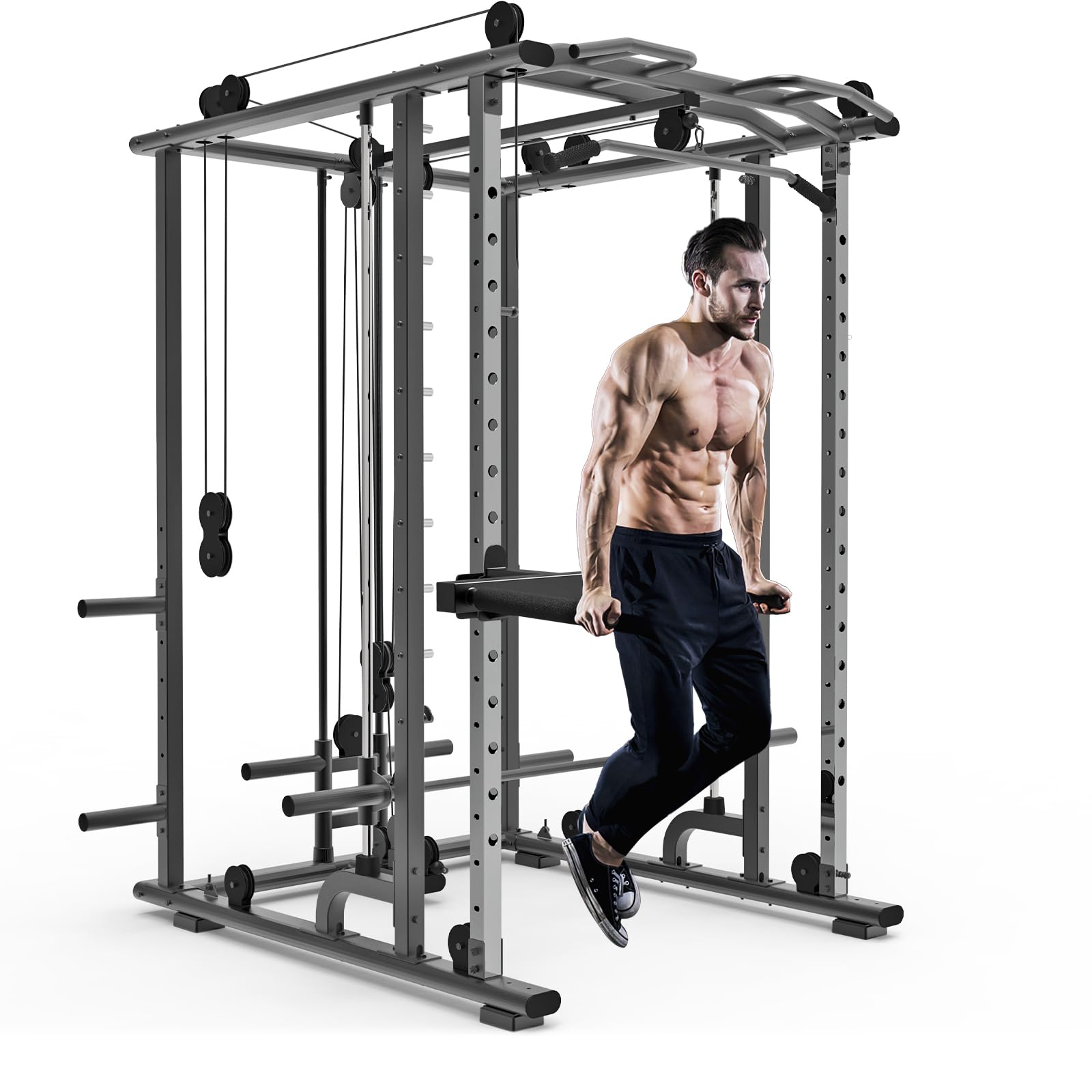 Kipika Heavy Duty Y-Shaped Dip Bar for Power Cage - 5/8