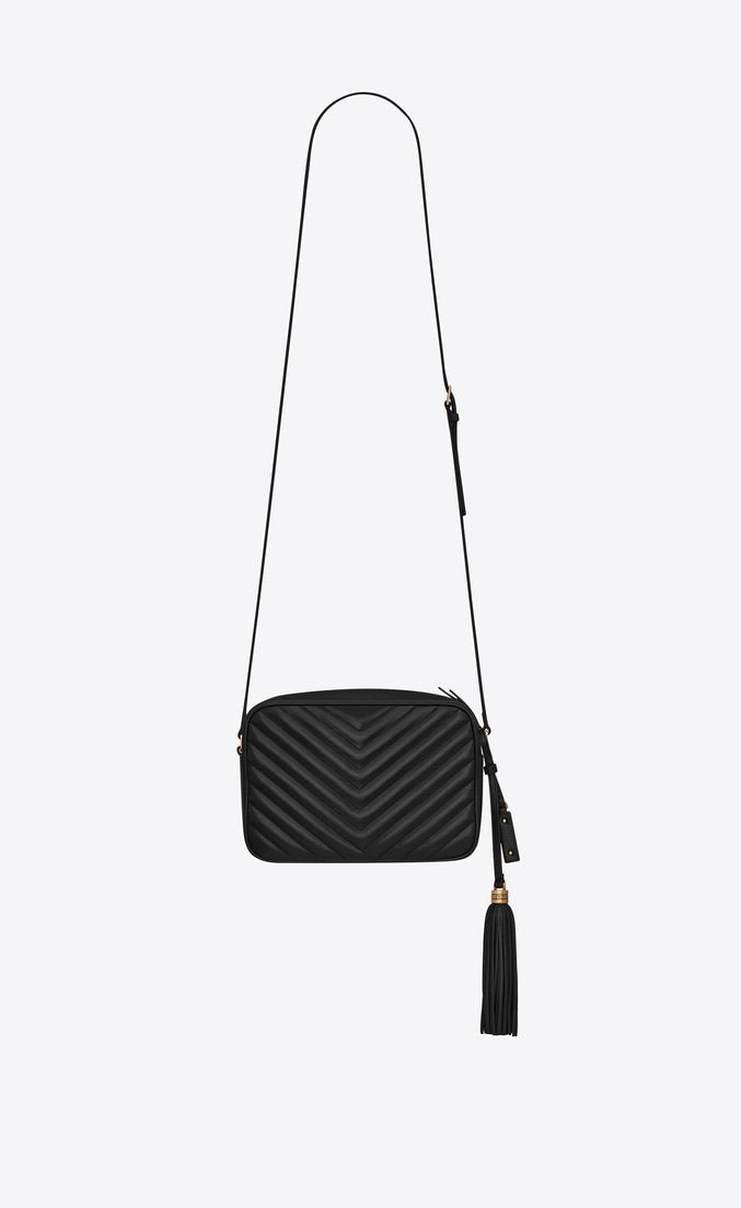 Saint Laurent Lou Camera Bag Black - Stylish Crossbody Bag for Women | Perfect for Travel, Work & Everyday Use