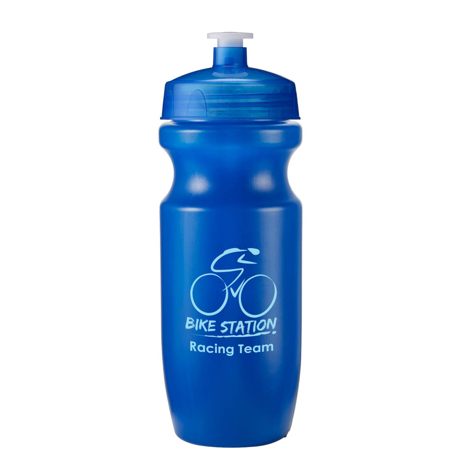 Custom 20 oz Bike Water Bottles - Bulk Order 150pcs at $1.29 Each - Personalized Logo PromoStadium™ - Blue - Perfect for Cycling, Gym & Outdoor Activities