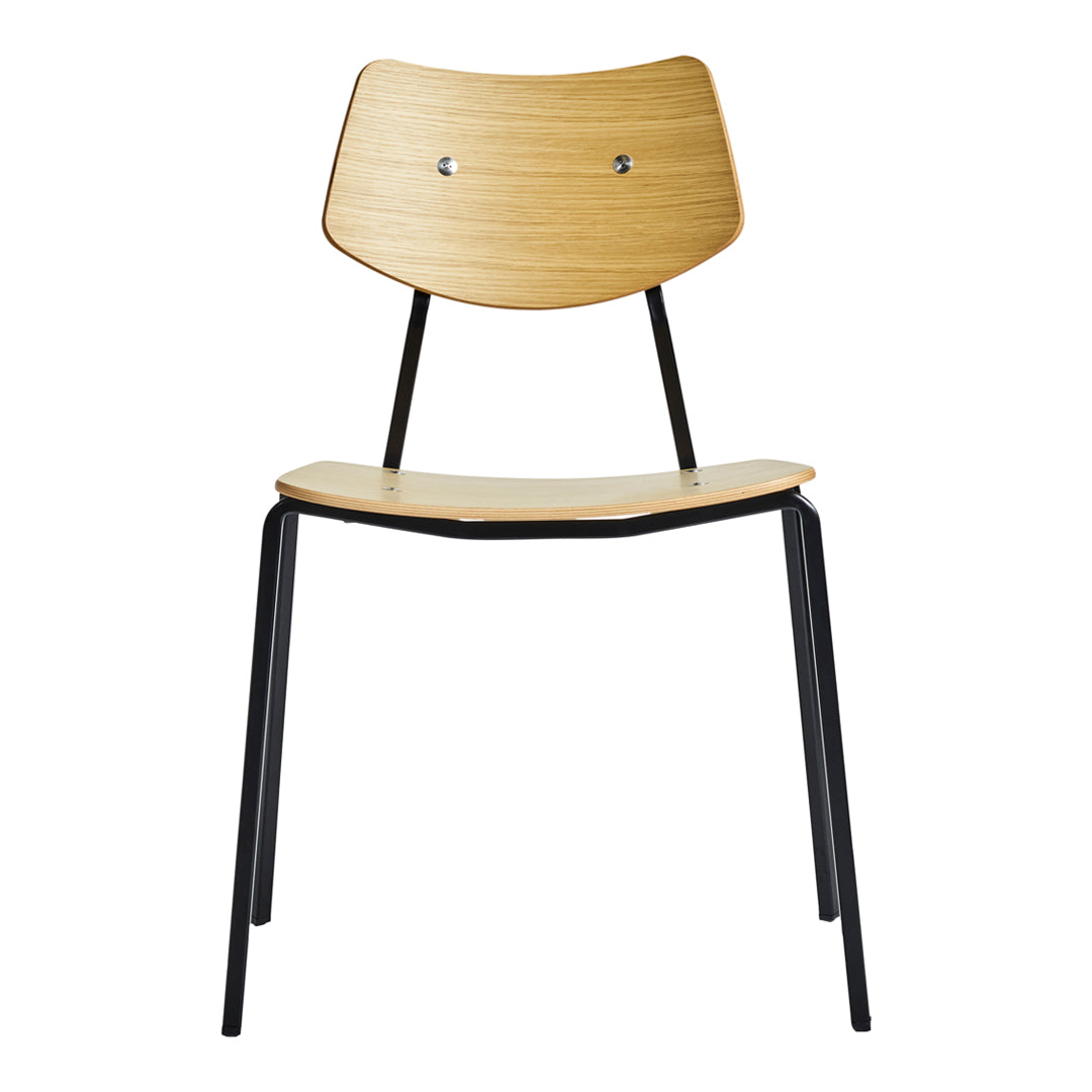 Vintage 1960 Stacking Chair - Mid Century Modern Dining Chair for Home, Office & Restaurant - Space Saving Stackable Design for Small Spaces