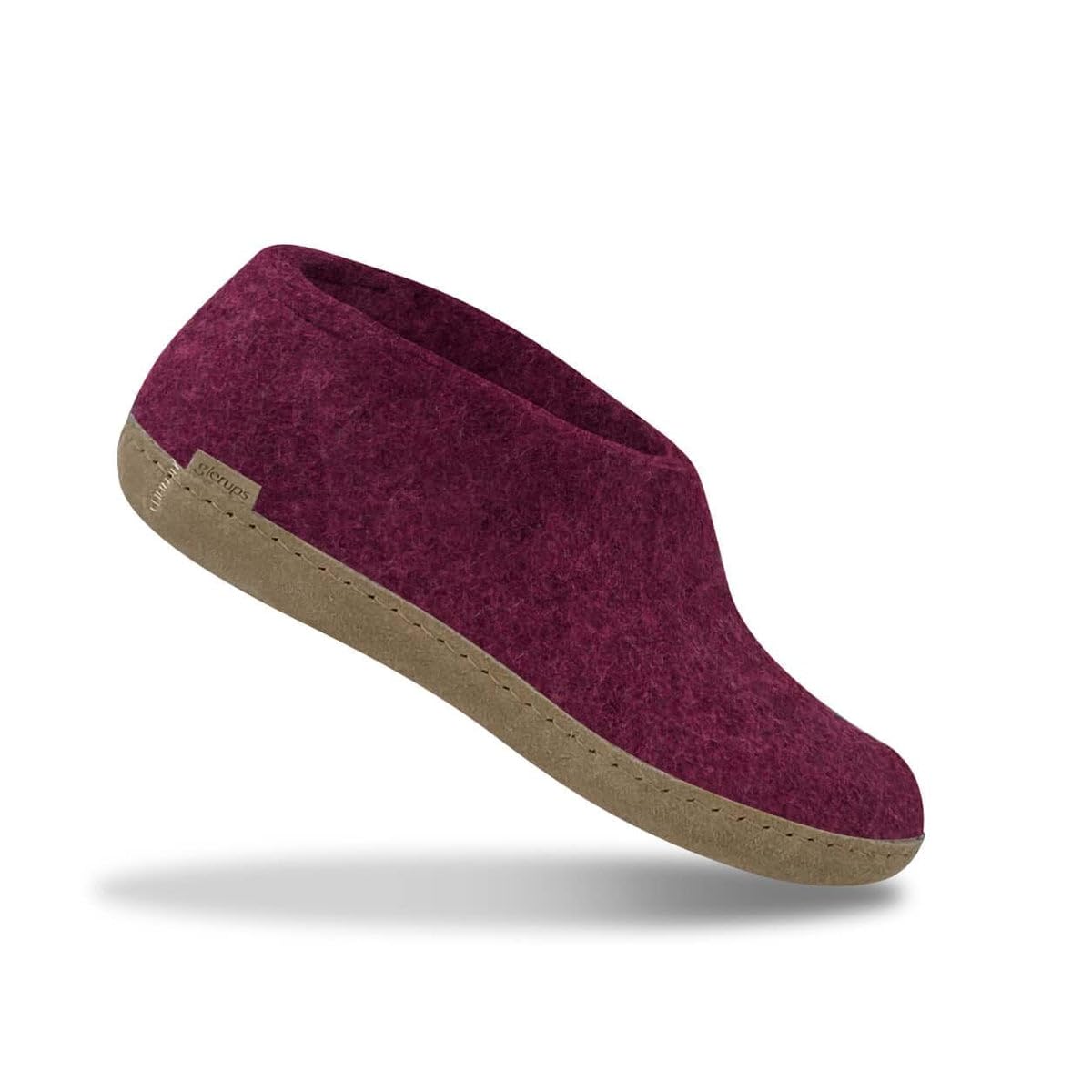 Premium Unisex Wool Slippers with Leather Sole - GLERUPS Indoor Shoes for Men & Women | Cozy Home Footwear for Relaxation, Lounge Wear & Winter Comfort