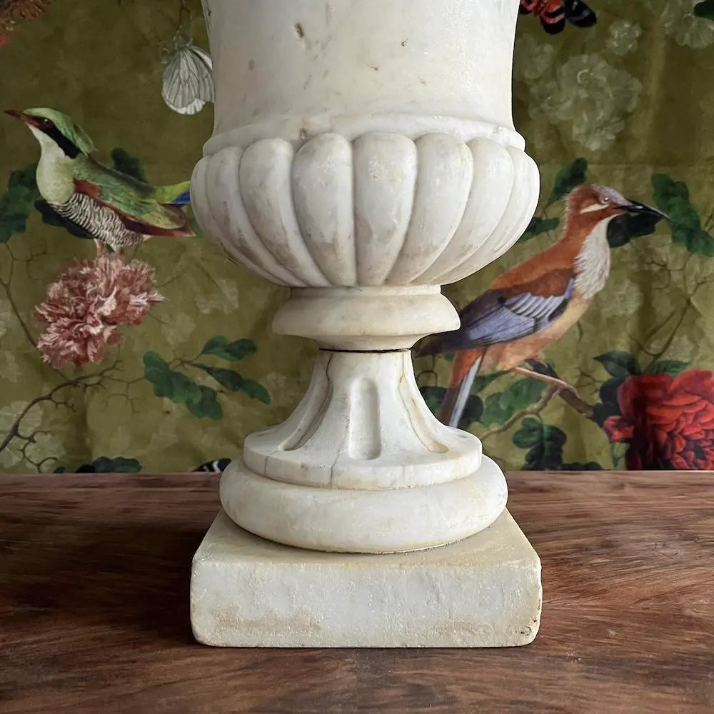Antique Medici Urn Vase - Classic Italian Renaissance Style Decorative Vase for Home Decor, Wedding Centerpieces & Garden Accents