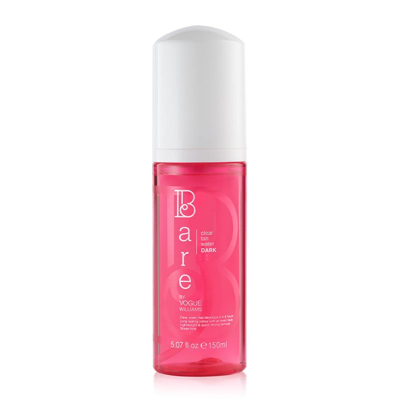 Bare by Vogue Clear Tan Water - Natural Sunless Tanning Lotion for a Glowing, Streak-Free Tan | Perfect for Beach, Pool, and Vacation Prep