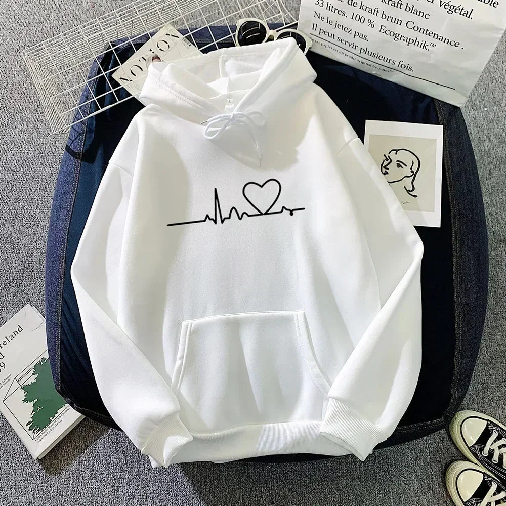 Women's Fleece Hoodies - Thick Warm Winter Pullover Sweatshirt with Long Sleeves & Hood | Casual Loose Fit Printed Tops for Women | Perfect for Outdoor Activities, Lounging & Cold Weather Fashion