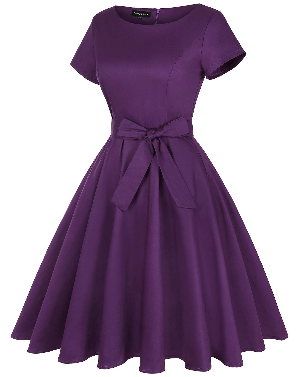 Vintage 1950s Rockabilly Swing Dress for Women - Retro Cocktail Party Prom Dress with Pockets | Perfect for Swing Dancing, Date Nights & 50s Themed Events
