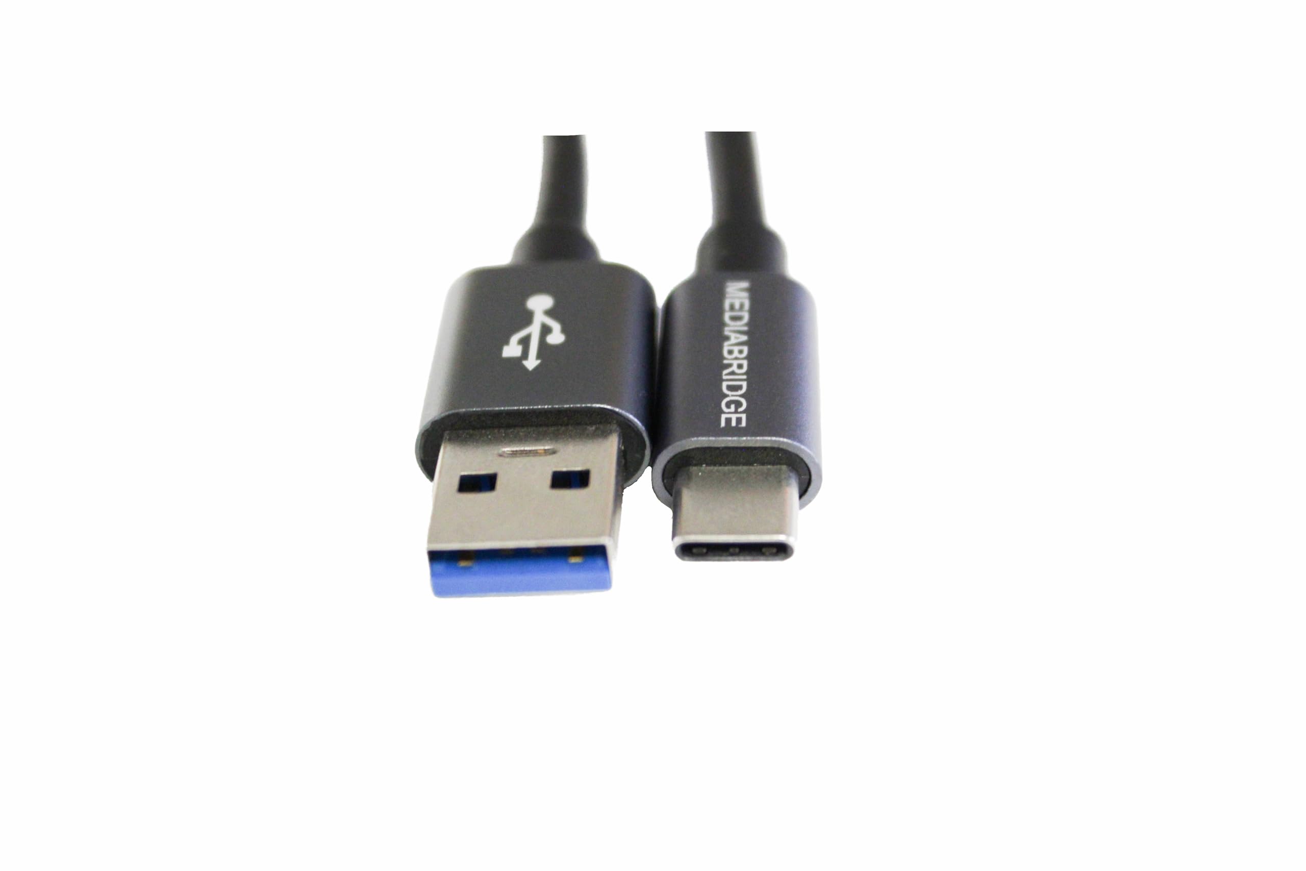 Mediabridge USB-C to USB-A 3.0 Fast Charging Cable (3ft/2ft) - High-Speed Data Sync & Charging Cord for Smartphones, Laptops, Tablets - Perfect for Home, Office & Travel