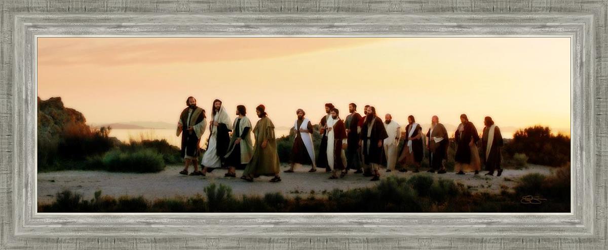Follow Jesus - Christian Religious Wall Art Decor for Home, Church & Office - Inspirational Bible Verse Scripture Print