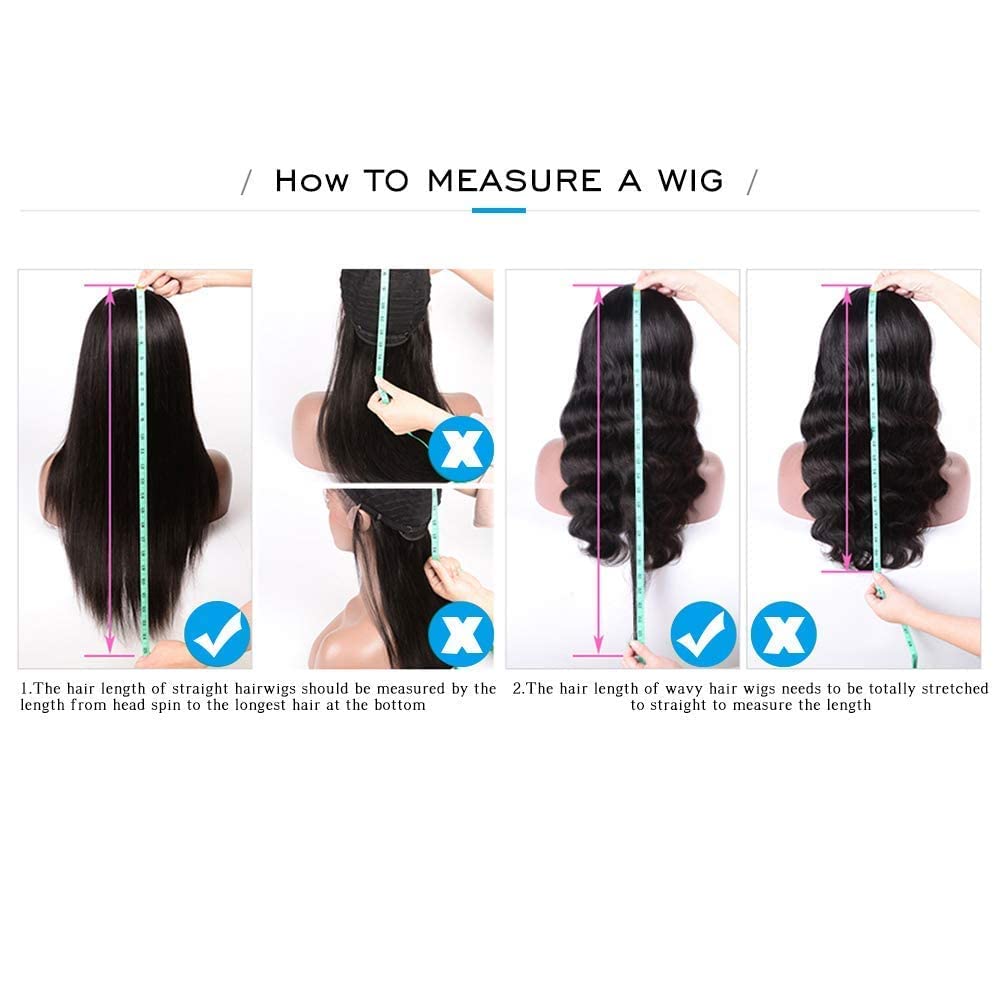 360 Body Wave Full Lace Frontal Wigs Human Hair 180 Density HD Transparent Brazilian Virgin Hair Wigs with Baby Hair for Black Women - 28 Inch Natural Color | Perfect for Daily Wear, Special Occasions & Protective Hairstyles