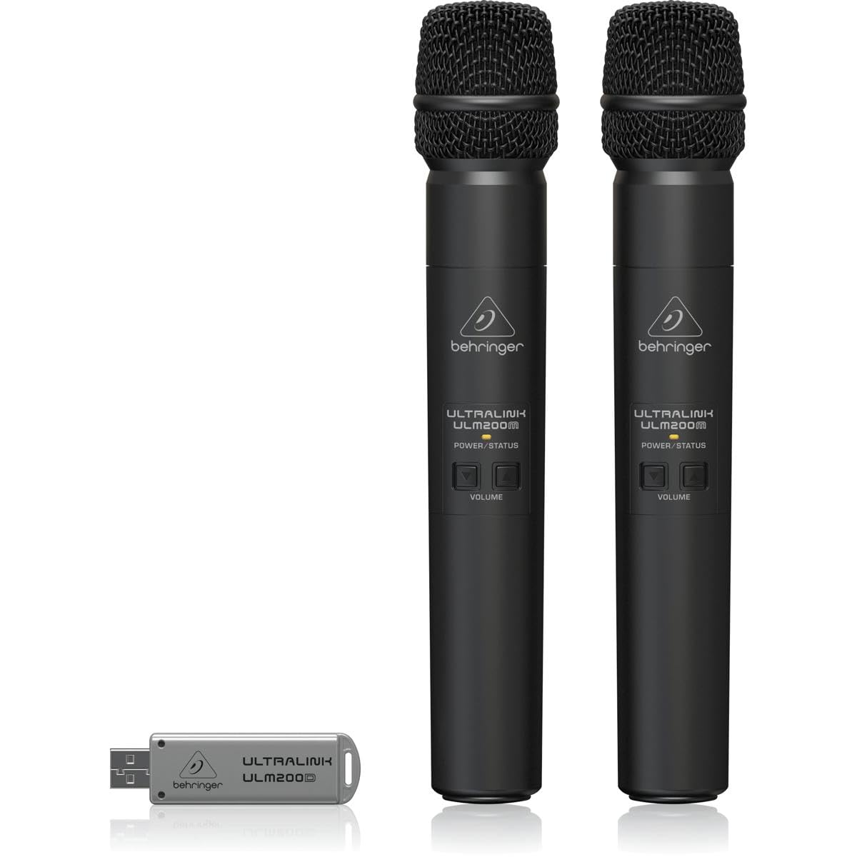 Behringer Ultralink ULM202USB Wireless USB Dual Microphone System for Podcasting, Streaming & Recording - Professional Studio-Quality Audio Solution