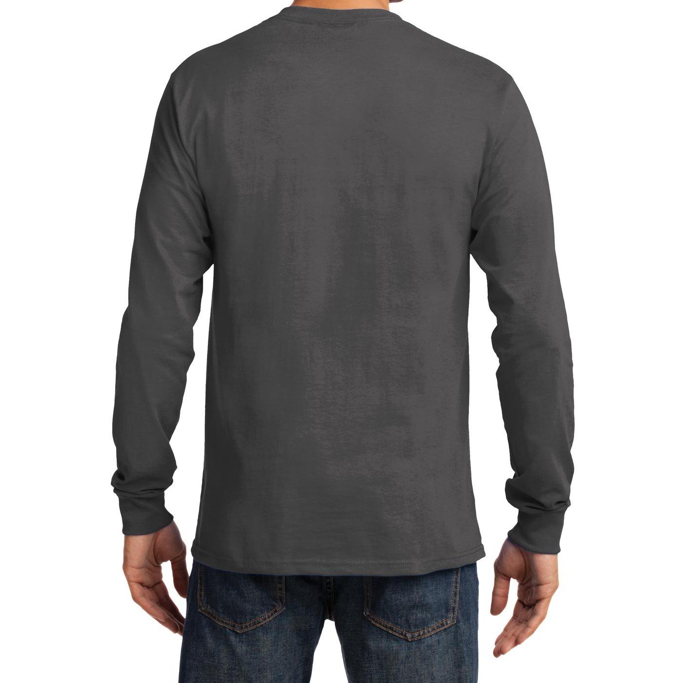 Premium Men's Long Sleeve Basic T-Shirt - Soft Cotton Essential Tee for Casual Wear, Layering & Everyday Comfort
