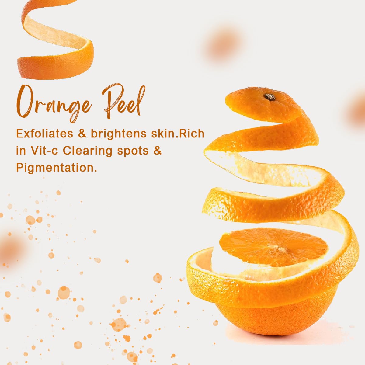 Roots Botanix Herbal Orange Neroli Soap 125g Pack of 4 | Ayurvedic Natural Soap with Essential Oils | Hydrating & Nourishing for All Skin Types | Healthy Skin Care | Perfect for Daily Bathing, Spa & Aromatherapy