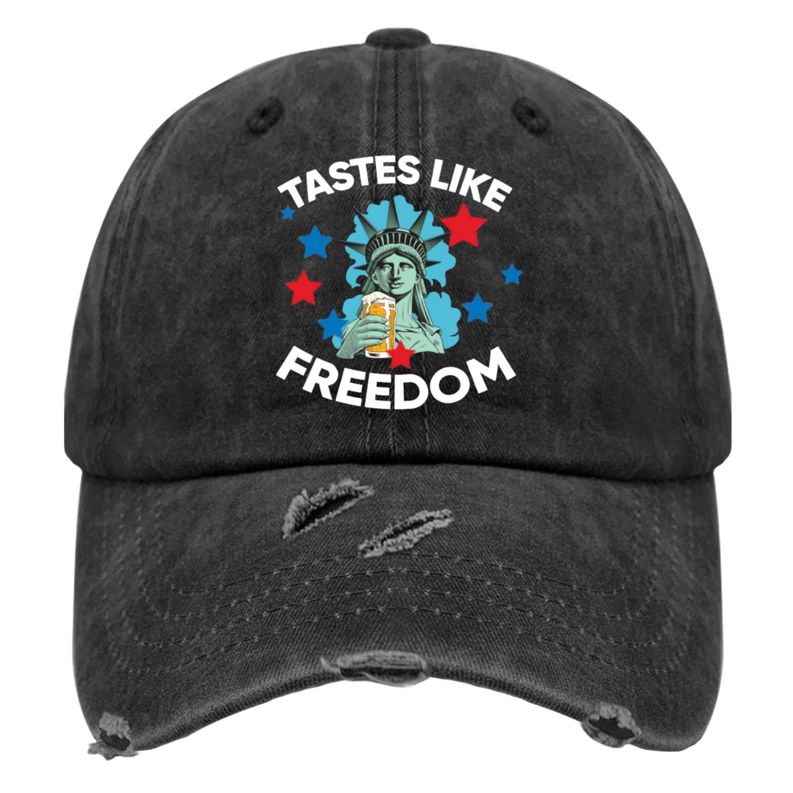 Patriotic 4th of July Baseball Cap - Adjustable American Flag Hat for Men & Women - Perfect for Independence Day BBQ, Fireworks & Outdoor Celebrations