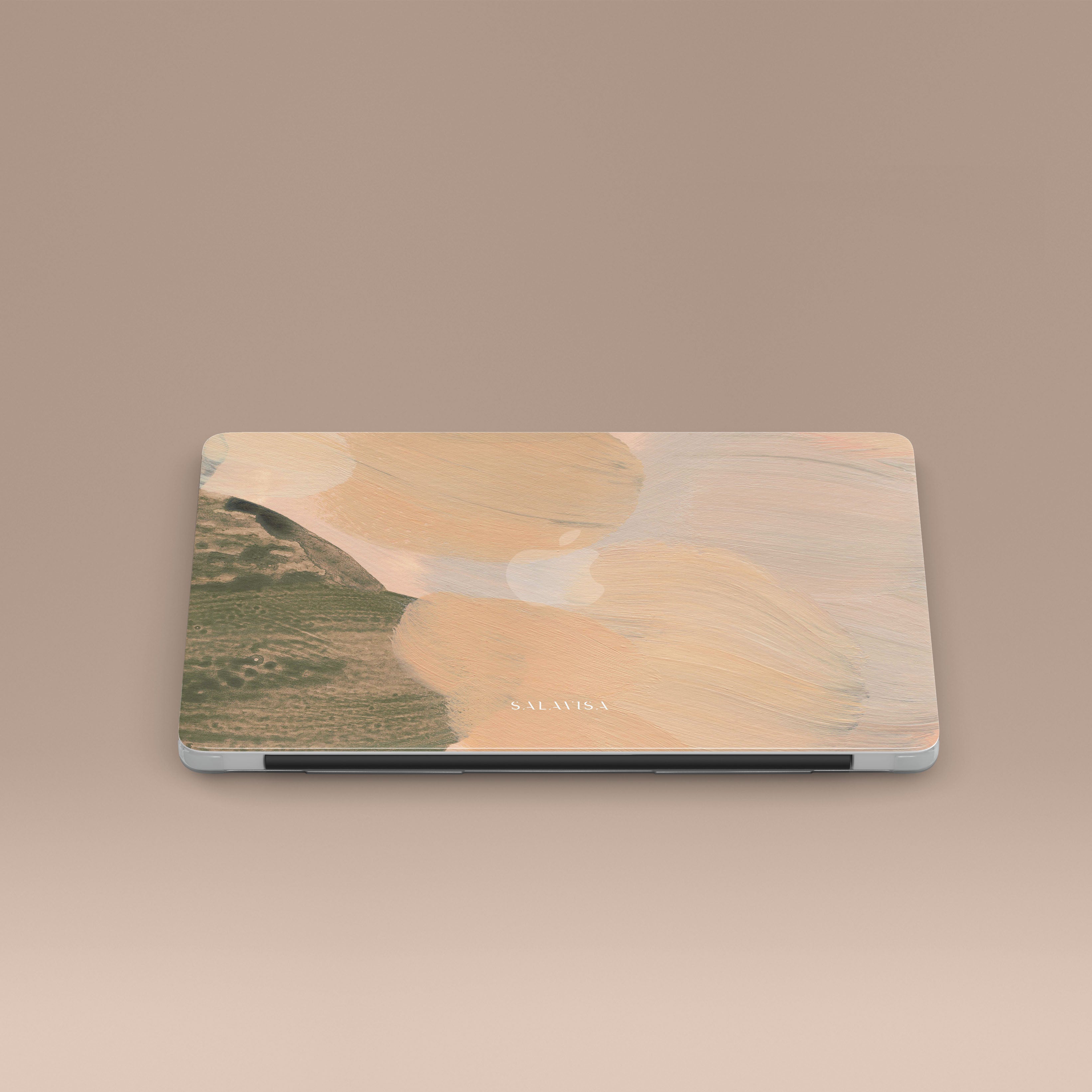 Premium MacBook Pro/Air Protective Case - Durable Canvas Cover with Stylish Sunny Design for 13/15 Inch Laptops - Perfect for Work, Travel & School Use