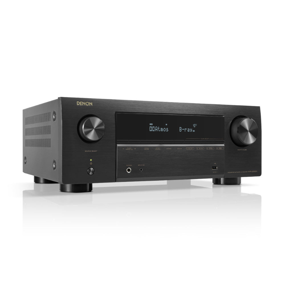 Denon AVR-X2800H 7.2 Channel 8K Ultra HD AV Receiver with Dolby Atmos - Home Theater System for Movies, Gaming & Music Streaming