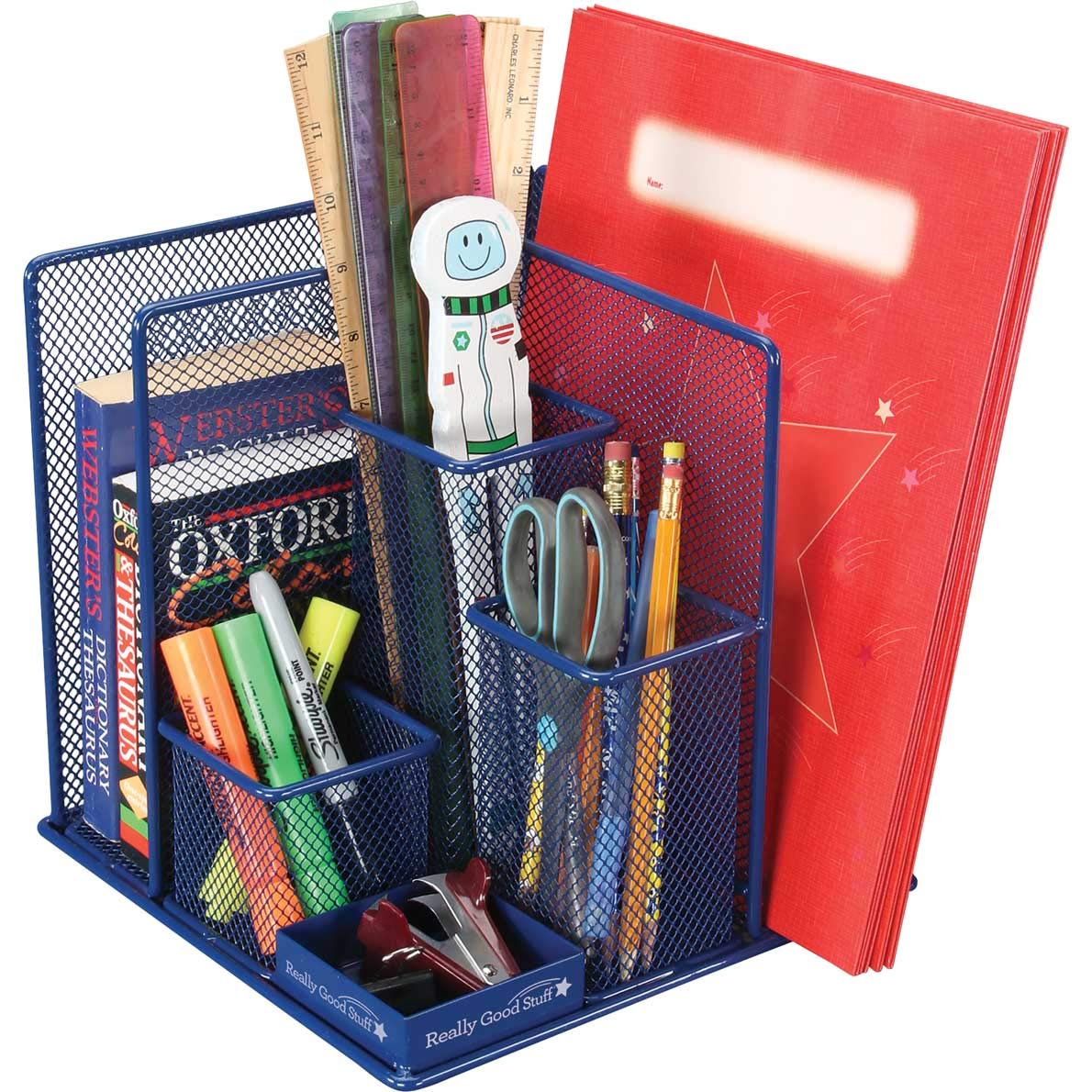 Desktop Mesh Organizer - Premium Office & Home Desk Accessory for Storage & Organization | Perfect for School Supplies, Stationery, and Workspace Essentials
