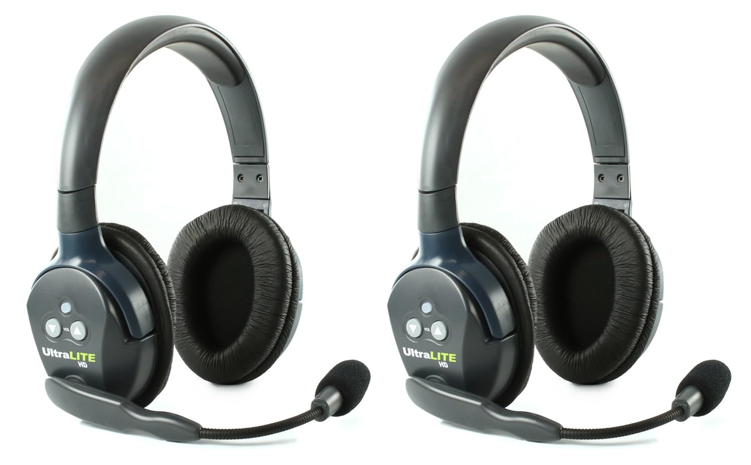 Eartec UL2D Ultralite Full Duplex Wireless Headset - 2-Person Communication System with Dual Ear Headsets, Extra Batteries & Cleaning Wipes | Perfect for Construction, Warehouse, Security & Event Teams