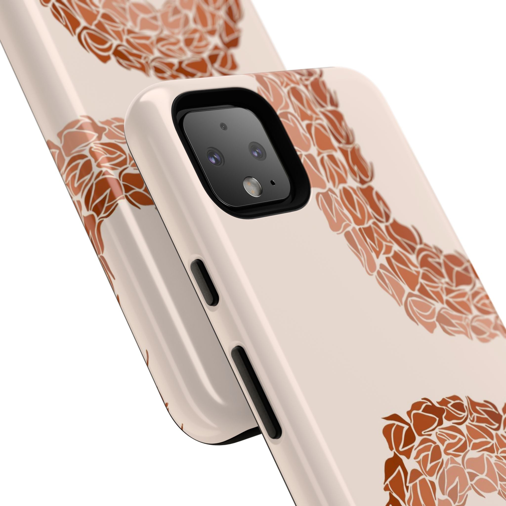 Groovy Lokelani Lei - Vibrant Hawaiian Flower Necklace for Google Pixel Cases | Perfect for Beach Parties, Luaus & Tropical Vacations