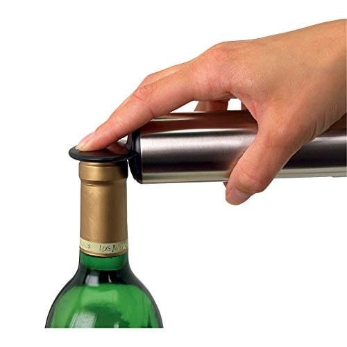 Brabantia Classic Corkscrew Bottle Opener - Matte Steel Wine Opener with Comfort Grip (369360, Medium) - Perfect for Home Bars, Wine Tasting & Kitchen Use