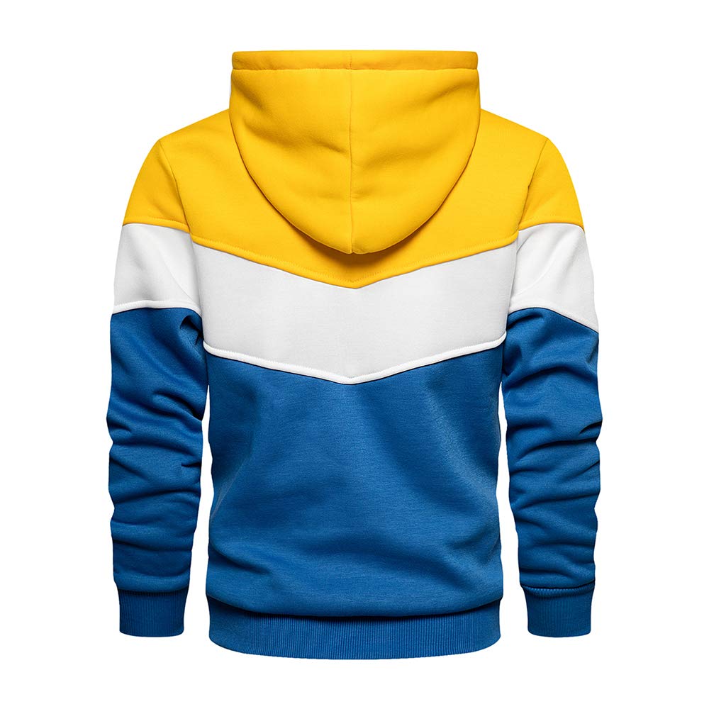 TOLOER Men's Fleece Pullover Hoodie with Kangaroo Pockets - Soft Blend Long Sleeve Sweatshirt for Casual Wear, Outdoor Activities & Lounge Comfort