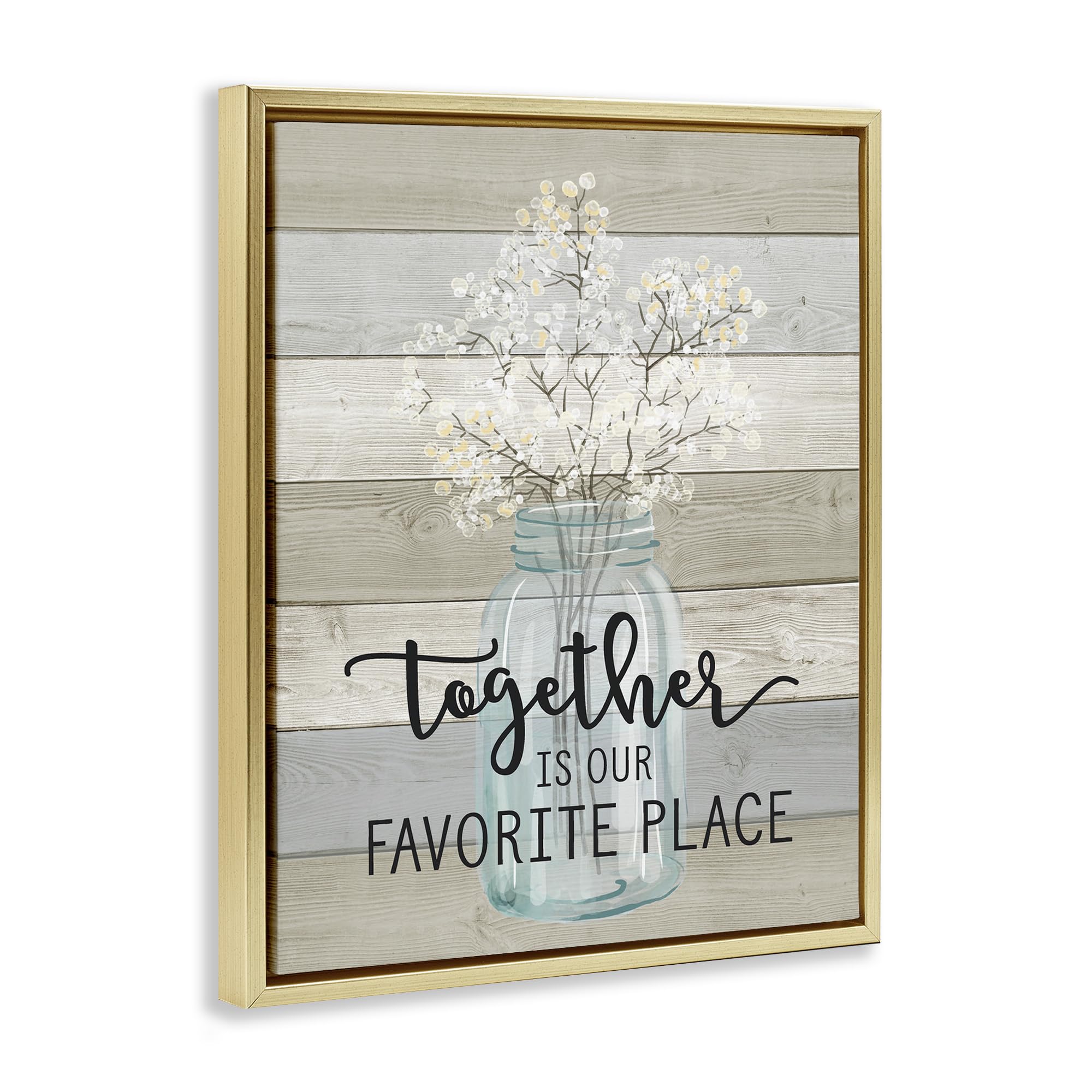 Stupell Industries 'Guests Feel At Home' Framed Wall Art - Lettered & Lined Design - Perfect for Living Room, Bedroom & Guest House Decor