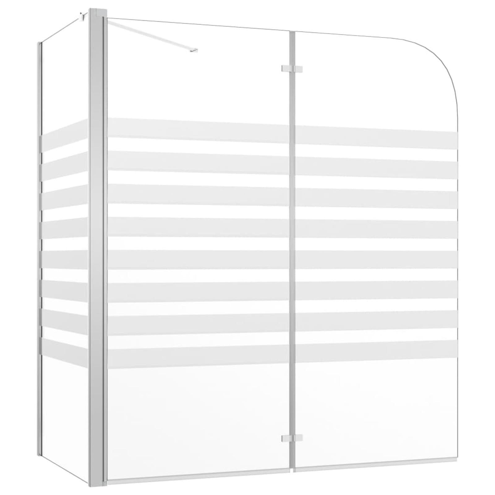 Tempered Glass Shower Panel Screen - 47.2