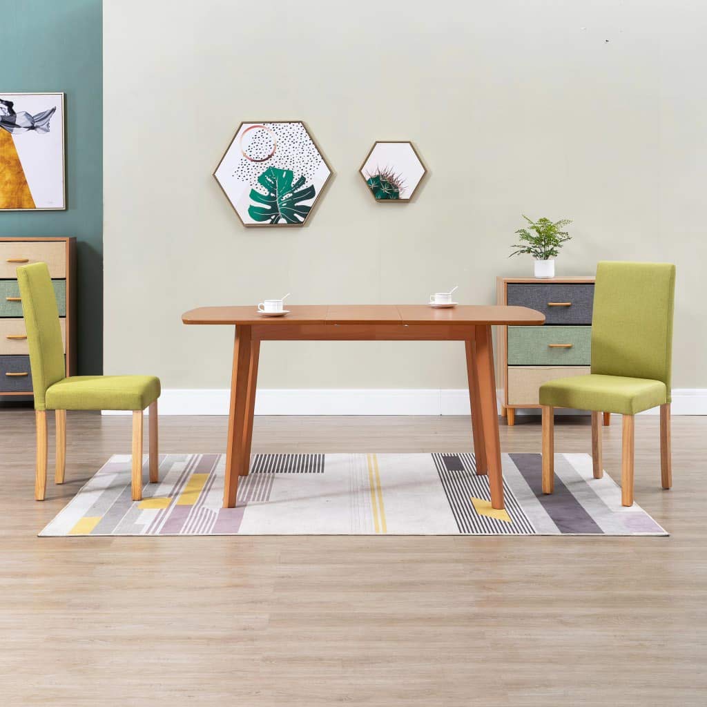 Dining Chairs Fabric Upholstered Kitchen Side Padded Chair with Solid Wood Legs, Set of 2 for Kitchen, Living Room, Hotel, Wedding, Lounge, Reception, Office, Dining Room, and Home Decor