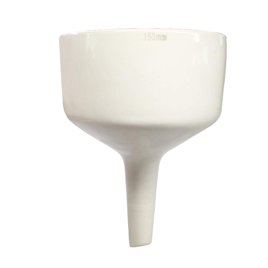 SHENYF 100mm Porcelain Buchner Funnel - Lab Glassware for Chemistry Suction Filtration, Vacuum Filtration Experiment | Ideal for Laboratories, Science Classrooms & Research Facilities