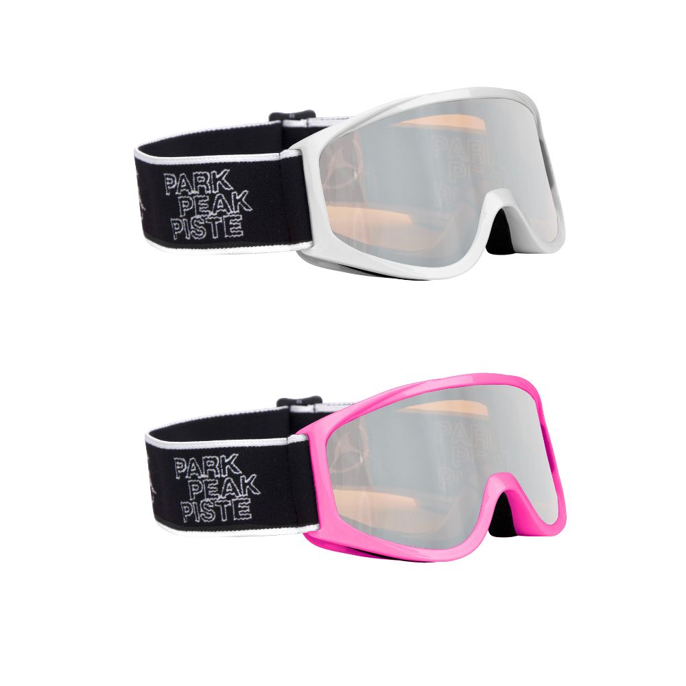 Manbi Zoom Kids Ski Goggles for Boys & Girls Ages 5-10 - Anti-Fog UV Protection Snow Goggles for Skiing, Snowboarding & Winter Sports
