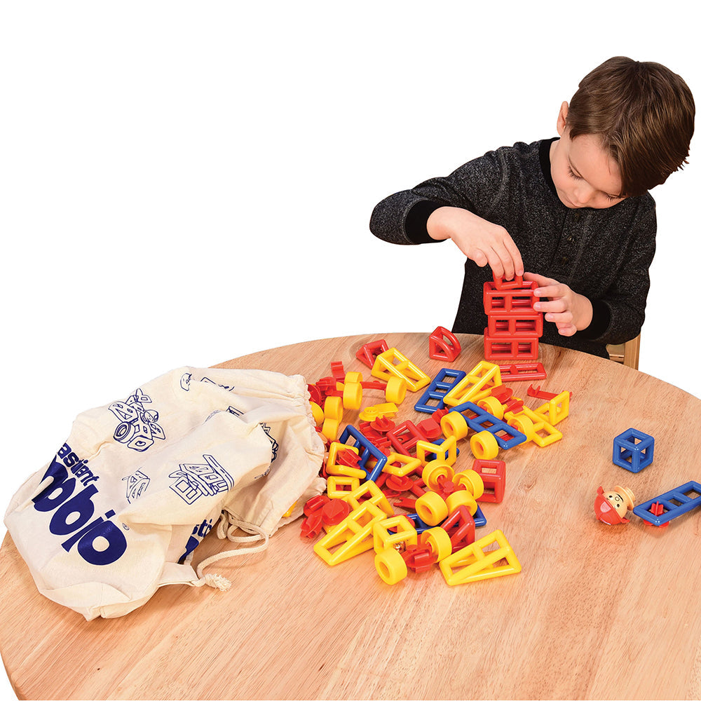 Mobilo® STEM Building Blocks Construction Kit - 250 Pcs Educational Toys for Kids Ages 4-8 | Creative Learning & Engineering Play for Boys & Girls | Perfect for Classroom, Birthday Gifts & Indoor Activities