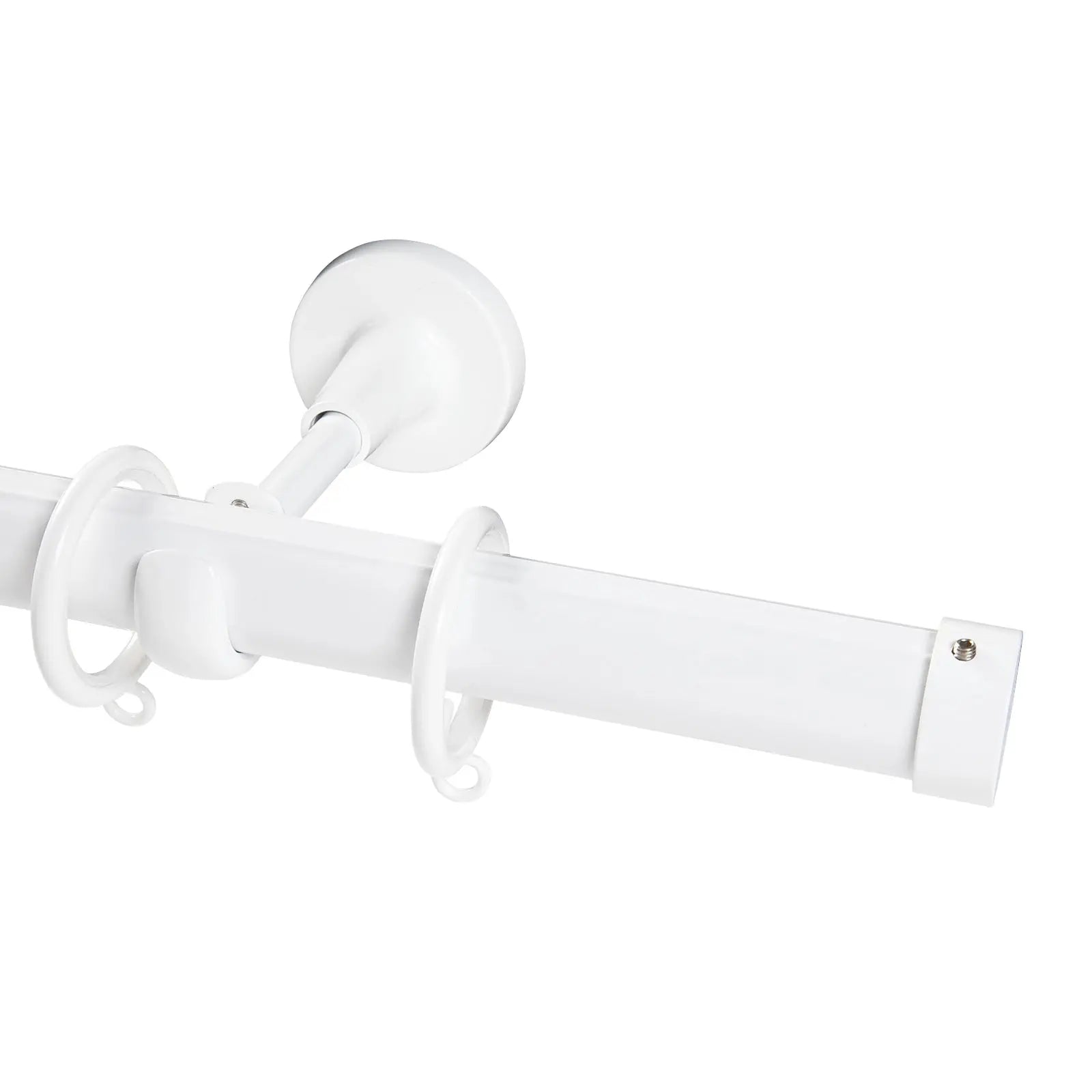 Kelvin Single Window Curtain Rod - Adjustable Tension Rod for Windows, No Drill Easy Installation, Perfect for Bedroom, Living Room & Kitchen Decor