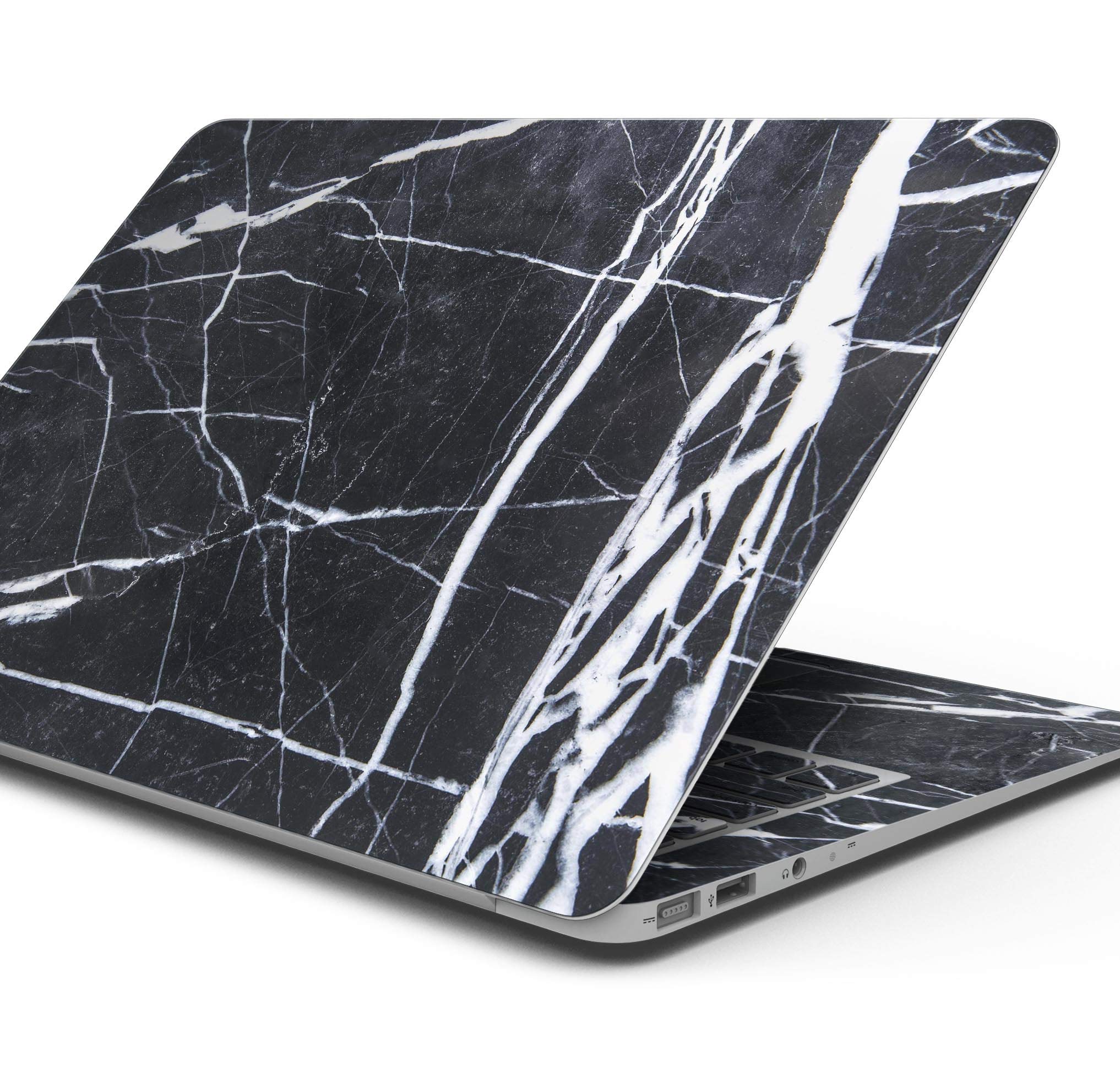 Natural Black & White Marble Skin Wrap for MacBook Air 13