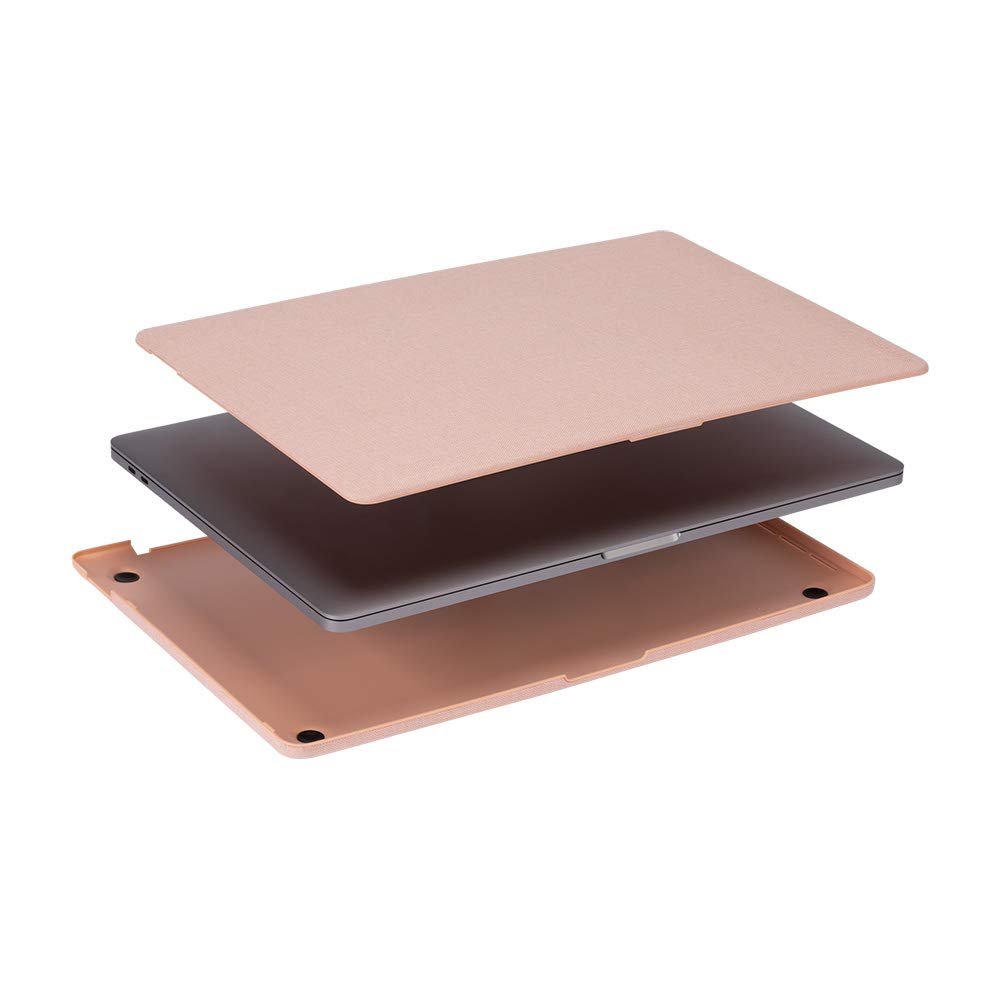 Incase Textured Hardshell Woolenex Case for MacBook Pro 16 inch (2020 & 2019 Models) - Protective Laptop Cover | Scratch Resistant & Lightweight | Blush Pink | Perfect for Work, Travel & Daily Use