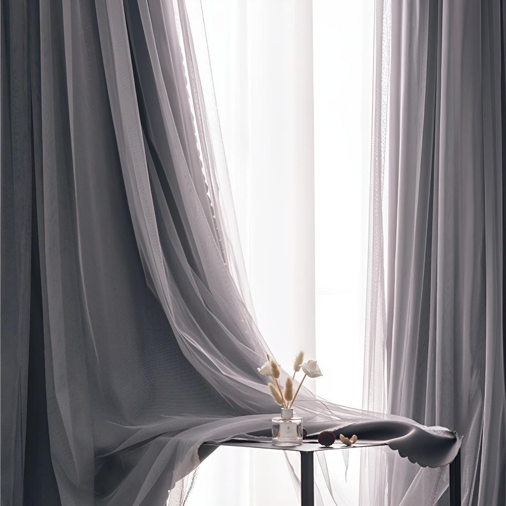 Elora Two-Layer Soundproof Blackout Curtains - Custom Size for Noise Reduction & Light Blocking - Perfect for Bedrooms, Home Theaters & Offices