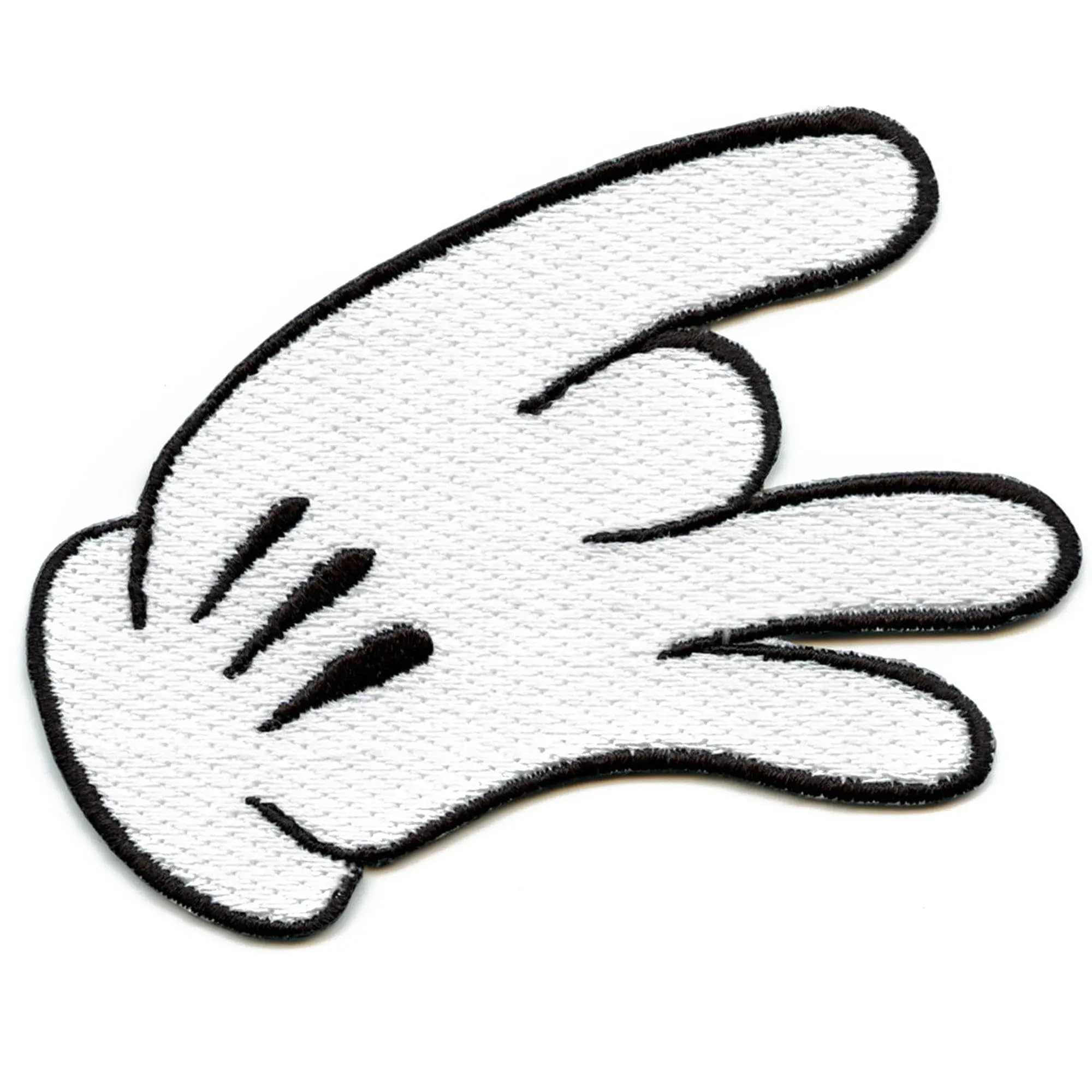Triple D Dallas Hand With Glove Fingers Embroidered Iron On Patch - Custom Embroidered Applique for Jackets, Hats & DIY Crafts - Perfect for Bikers, Fashion & Costume Design