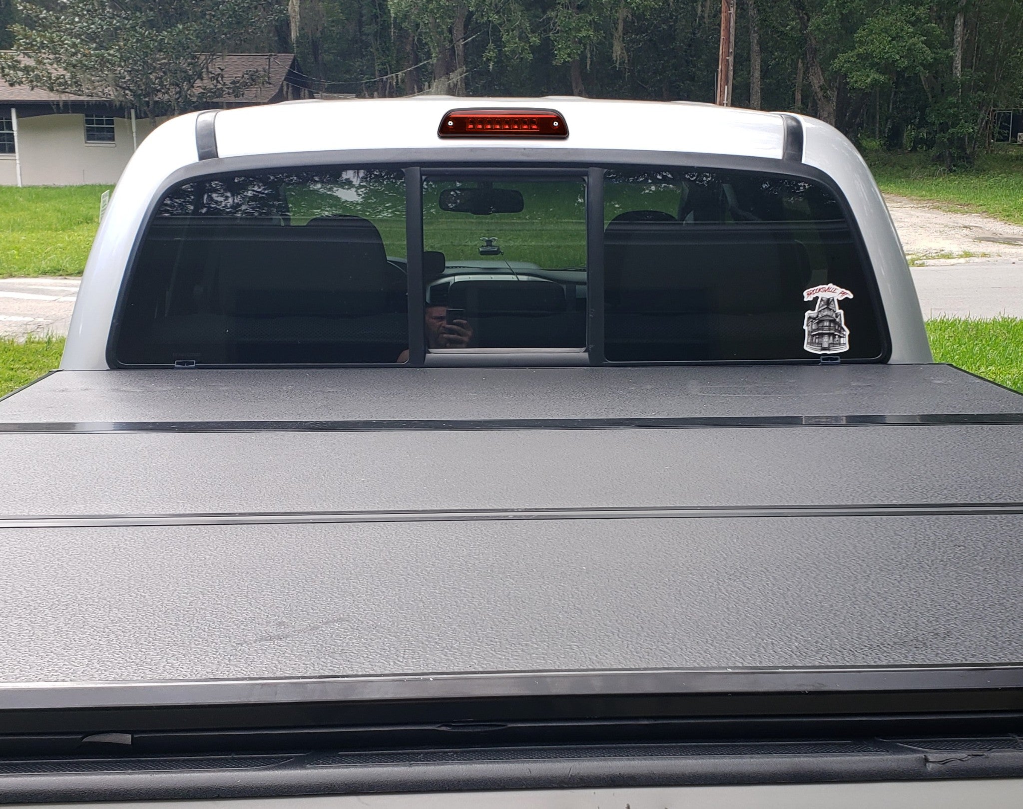 Dark Red Lens Full LED High Mount Third Brake Light for Toyota Tacoma - Durable & Bright Stop Light for Enhanced Safety - Perfect for Off-Roading & Night Driving