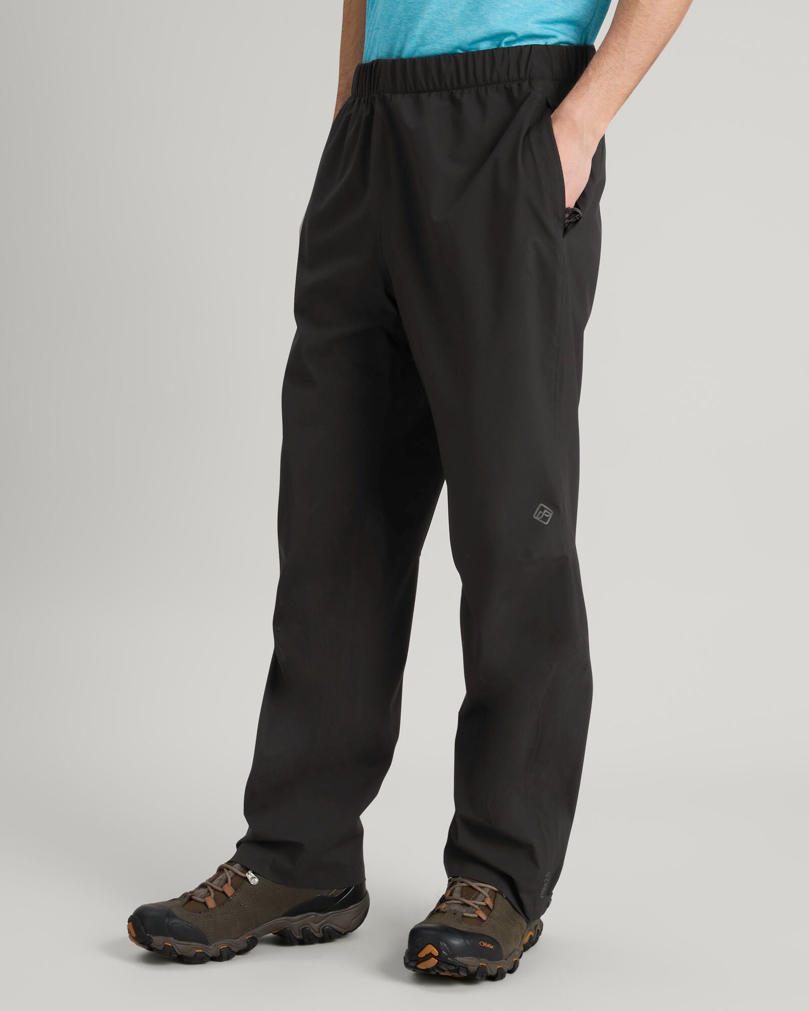 Men's Trailhead Stretch 2.5 Layer Waterproof Rain Pants - Black Stingray Color for Hiking, Camping & Outdoor Adventures