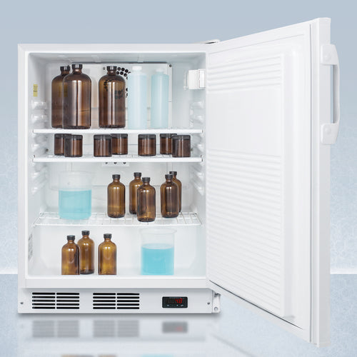 Accucold 24-Inch Wide Built-In All Refrigerator ADA Compliant - FF7LWBIADAGP | Energy Efficient Under Counter Fridge for Kitchen, Basement, or Office Use