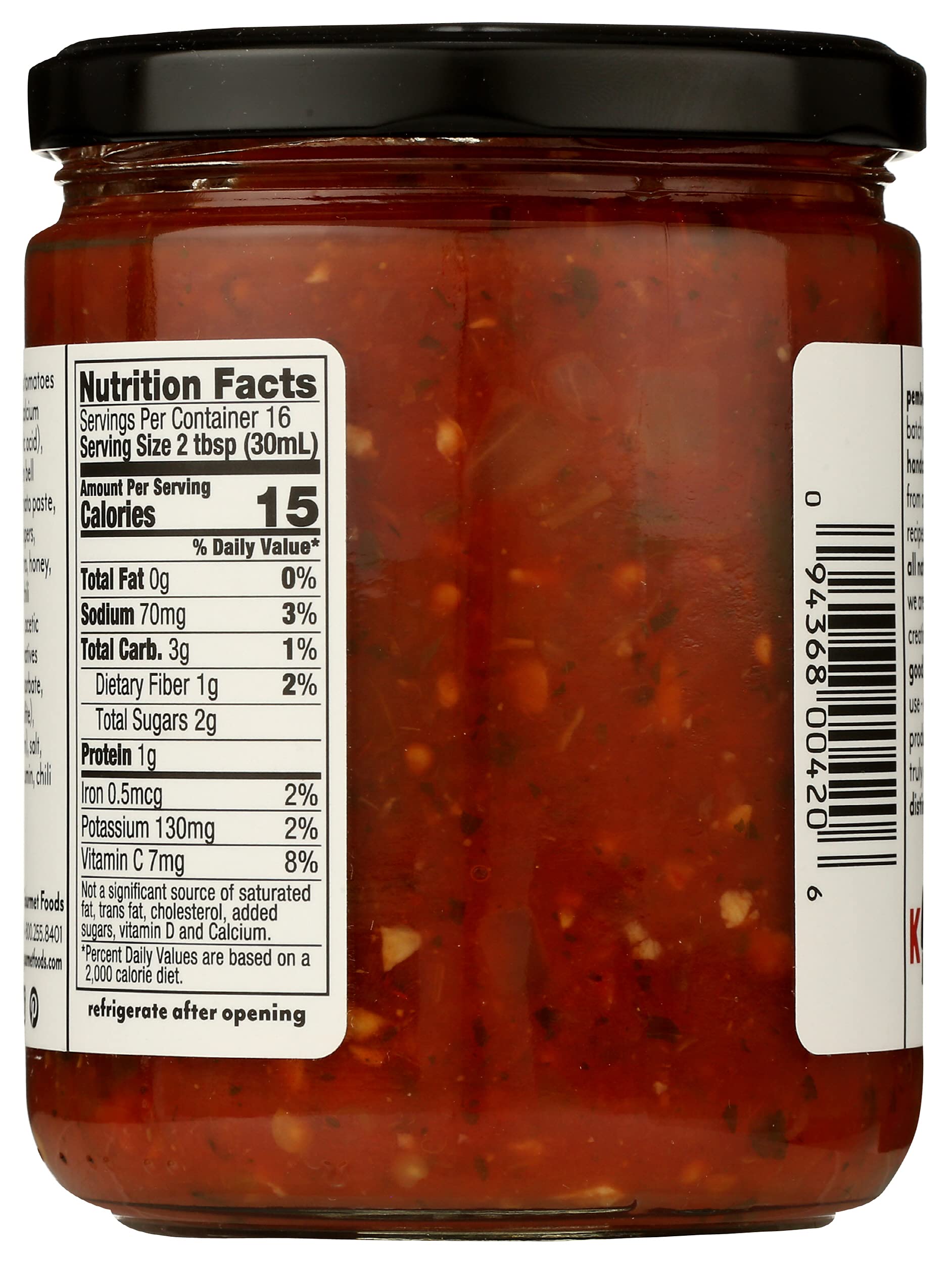 PEMBERTONS Red Tomato Salsa, 16 oz Jar - Authentic Mexican Salsa for Tacos, Nachos, Chips & More | Gluten-Free & Vegan Friendly