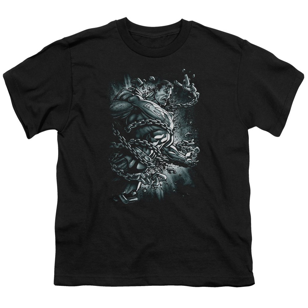 Superman Break Free Unisex Youth T-Shirt | Graphic Tee for Kids & Teens | Casual Wear, Cosplay & Superhero Costume